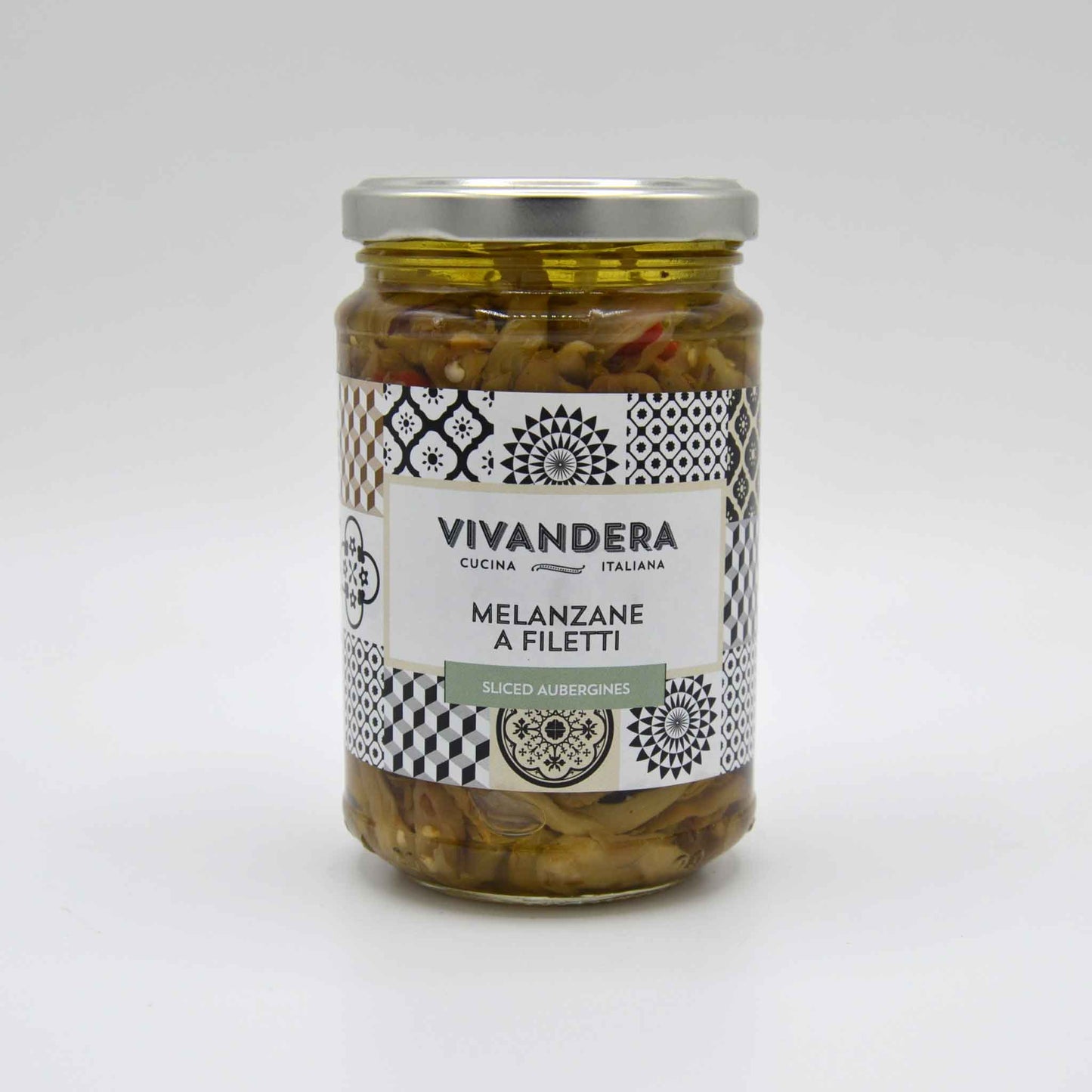 Filets d'aubergines à l'huile - 300gr