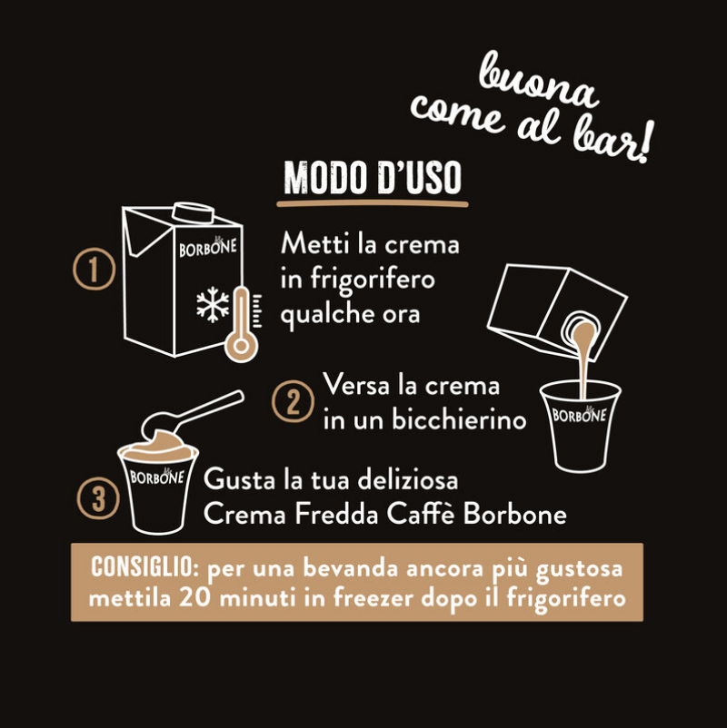 Créme de Caffè Borbone Froide