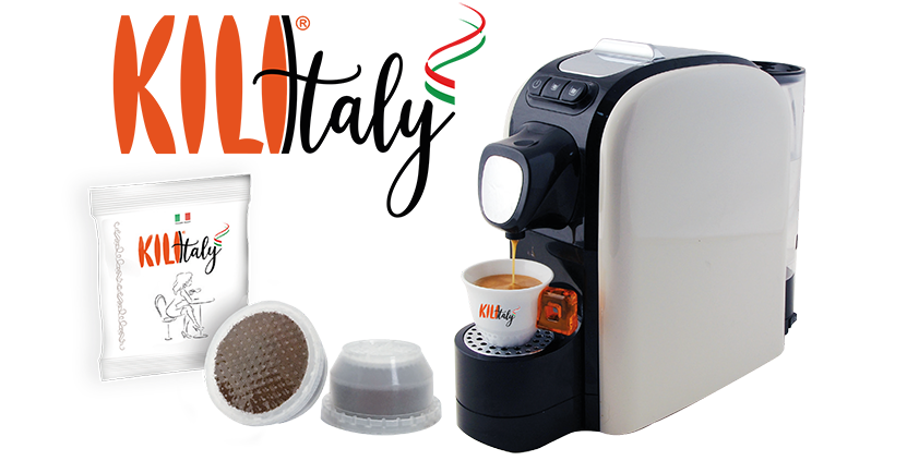 10 Capsules de Café aux Noisettes Compatible Machine à café Kilitaly