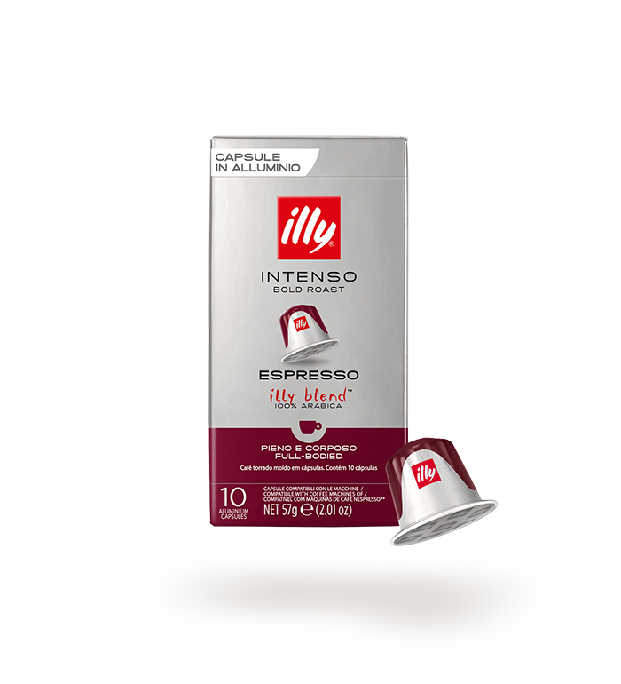 Illy Caffè Intenso 10 Capsules Compatible Nespresso
