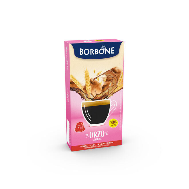 10 Borbone-Gersten-Kaffeekapseln – Nespresso®-kompatibel