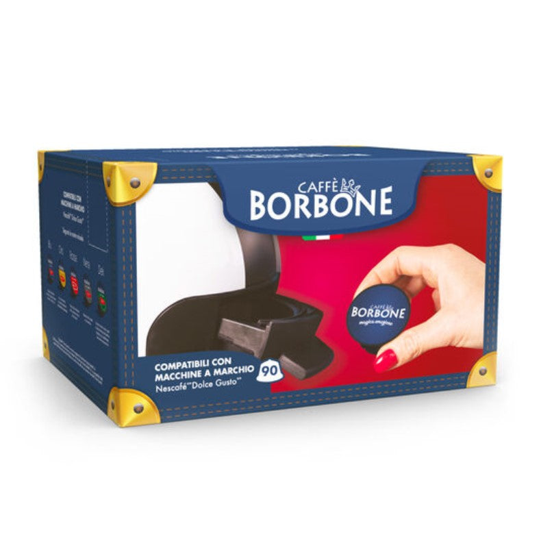 Dolce Gusto® kompatible Caffè Borbone BLACK Kapseln - 90 Stk