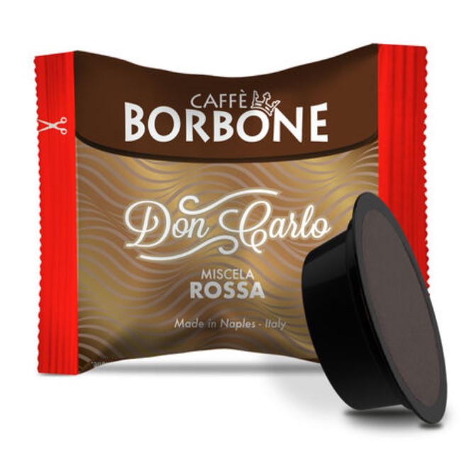 Capsules Lavazza® A Modo Mio® ROUGE Caffè Borbone Don Carlo