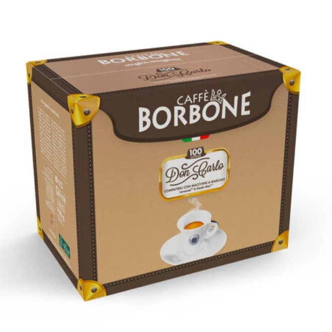 Capsules Lavazza® A Modo Mio® DEK Caffè Borbone Don Carlo