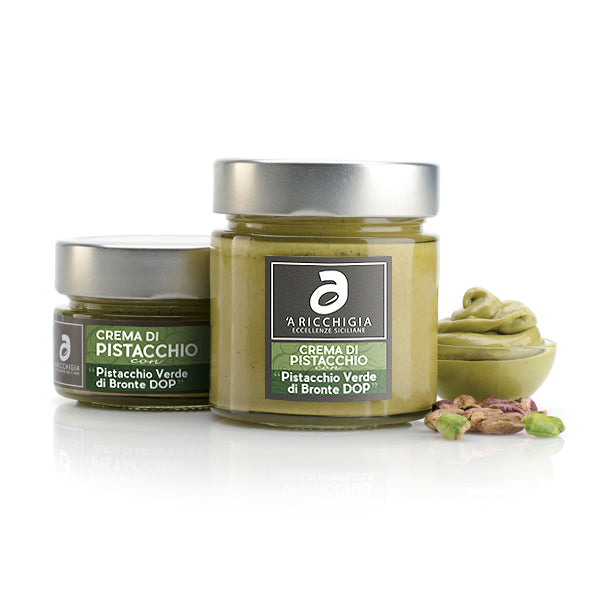 DUCI - Crème de Pistache Verte de Bronte AOP (60% Pistache) - 190gr SANS GLUTEN ET SANS LACTOSE