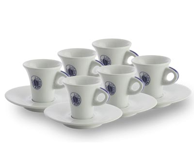 Tasses expresso Caffè Borbone - 6 pcs