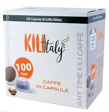 100 Sicilian Artisanal Coffee Capsules Compatible with Kilitaly Coffee Machine