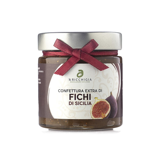 CONFETTURA EXTRA DI FICHI 240 GR - CONFITURE EXTRA DE FIGUES DE SICILE 240 GR