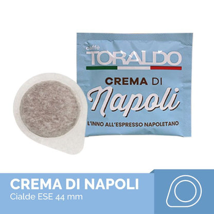 Dosettes ESE 44 mm Toraldo Caffè Crema di Napoli