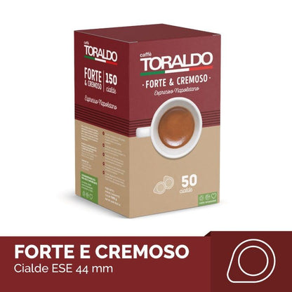 Dosettes ESE 44 mm Toraldo Caffè Forte e Cremoso