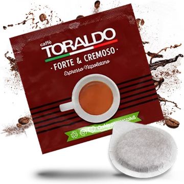 Dosettes ESE 44 mm Toraldo Caffè Forte e Cremoso