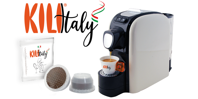 16 Hazelnut Coffee Capsules Compatible with Kilitaly Coffee Machine