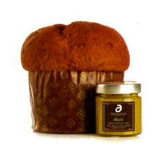 Load image into Gallery viewer, ARTISAN PANETTONE WITH PISTACHIO CREAM POT GLUTEN OR LACTOSE FREE 500GR + 150GR
