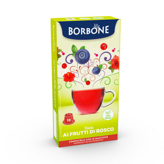 10 Borbone-Kapseln RED FRUIT TISANE – Nespresso®* kompatibel