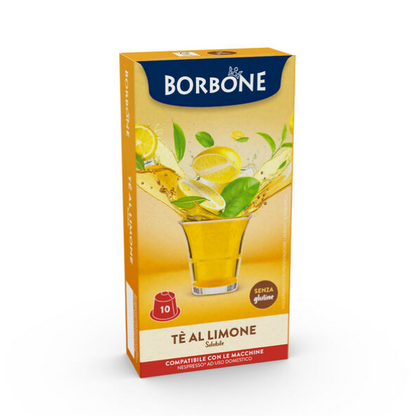 10 Capsules Borbone Pour THÉ CITRON - Compatibles Nespresso®