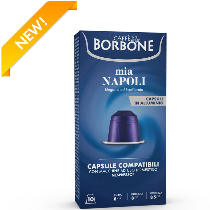 10 Capsules aluminium Mélange MIA NAPOLI - Compatibles Nespresso®