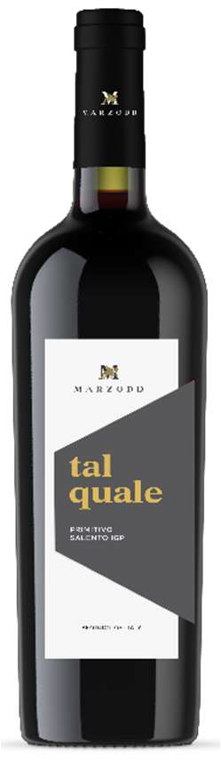 Tal Quale Primitivo Salento IGP - Cantine Marzodd