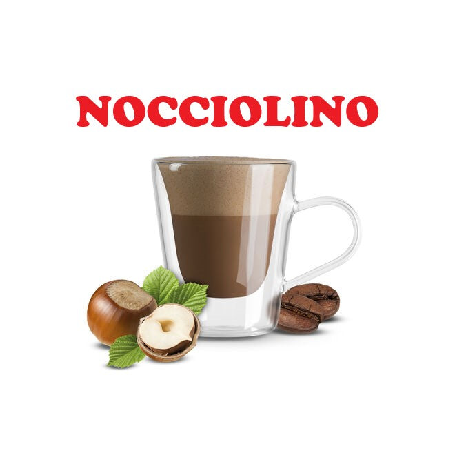 16 Hazelnut Coffee Capsules Compatible with Kilitaly Coffee Machine