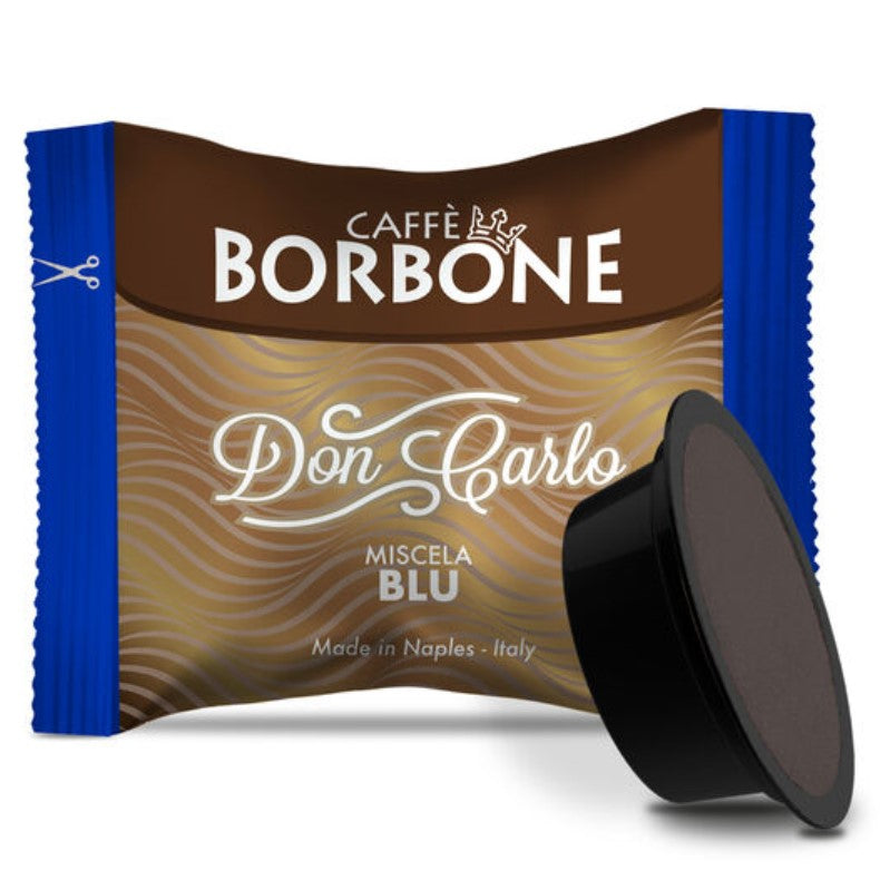 Capsules Lavazza® A Modo Mio® BLEU Caffè Borbone Don Carlo