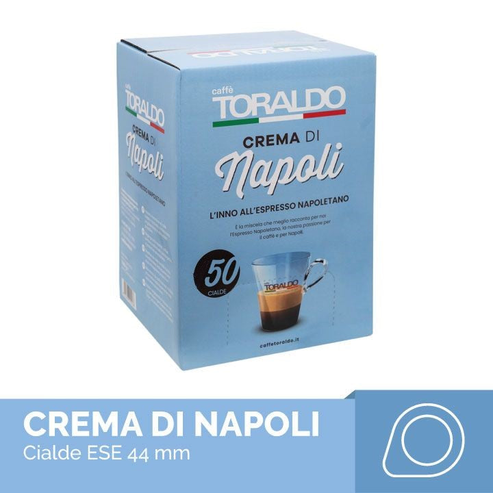 Dosettes ESE 44 mm Toraldo Caffè Crema di Napoli