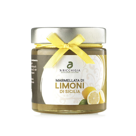 MARMELLATA DI LIMONI DI SICILIA 240 GR - MARMELADE DE CITRON DE SICILE 240 GR